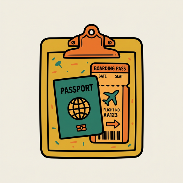 Custom travel planner logo